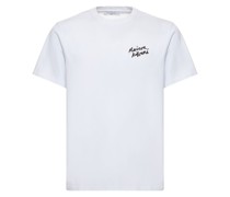 T-SHIRT AUS BAUMWOLLE MIT LOGO