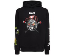 Hoodie aus Baumwolle mit Druck