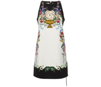 MINIKLEID AUS STRETCH-BAUMWOLLE MIT DRUCK „GARDEN“