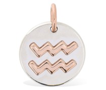 9kt Wassermann-Anhänger aus Rotgold und Silber