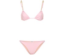 Dolores triangle bikini set w/chain