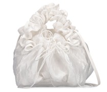 Tasche aus Faille mit Griff „Kiku“