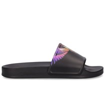 Sandalen mit Icon-Flügeldruck