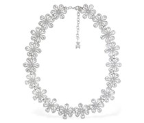 Halsband mit Kristallen „Lilie“