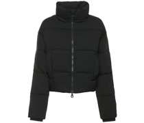 GEPOLSTERTE, BAUCHFREIE JACKE AUS NYLON