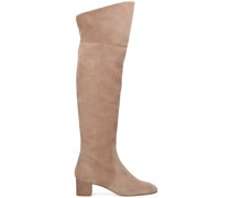 100MM HOHE OVERKNEESTIEFEL AUS LEDER „LETIZIA“