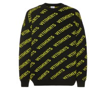 Sweater aus Wollstrick mit Intarsie