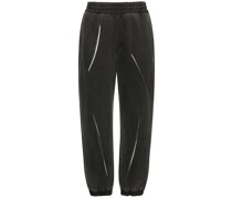 Universe logo cotton blend sweatpants