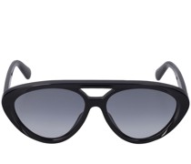 Piloten-Sonnenbrille aus Acetat „Falabella Pins“