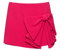 Viscose blend shorts w/ bow