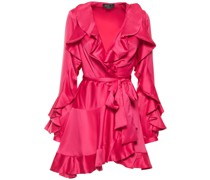 MINIKLEID AUS KREPP MIT RÜSCHEN