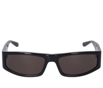 Eckige Sonnenbrille aus Acetat „Techno“