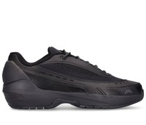 Vector runner leather low top sneakers