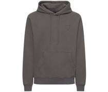 Hoodie aus Baumwolljersey mit Logodruck