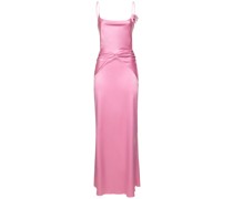 Minikleid aus Satin im Verzierung