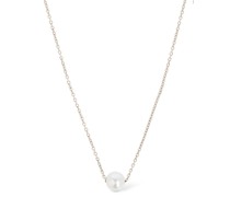 14kt Gold- und Perlenkette „Stella Simple“