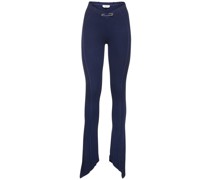 Stretch jersey pants w/ seams