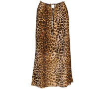 Ziggy leopard print mini halter dress