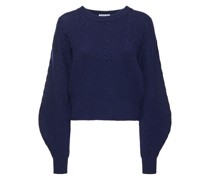 Wollpullover im Zopfstrick „Carmen“