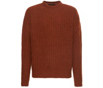 PULLOVER AUS MOHAIRMISCHSTRICK