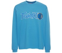 Langarm-T-Shirt aus Baumwolle „Team X“