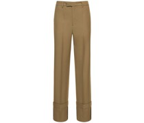 Taillierte, faltbare Wollhose