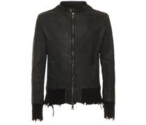 BOMBERJACKE AUS LEDER