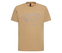Logo cotton blend t-shirt