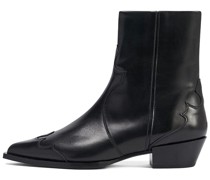 40mm hohe Stiefeletten aus Leder „Hester“