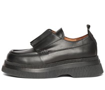 55mm hohe Loafers aus Leder
