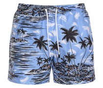 Springfish printed swim shorts