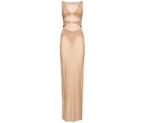 LANGES KLEID AUS JERSEY