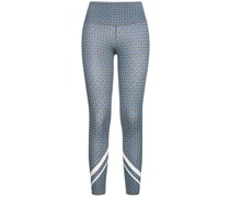 Leggings mit hohem Bund mit Druck