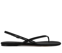 10 mm flache Satinschuhe „Wishbone“