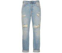 Ranch-Jeans aus lockerer Baumwolle