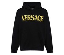 Hoodie aus Baumwolle mit Logodruck