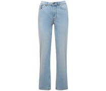DENIMJEANS MIT GERADEM BEIN „FEELA“