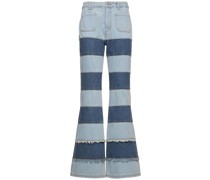 Gerade geschnittene Jeans mit Patchwork „Mahina“