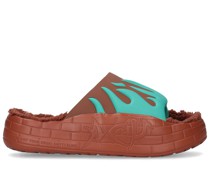 Rutschsandalen aus Gummi „NYU Flames“
