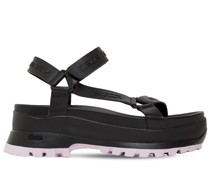 50mm hohe Sandalen aus Kunstleder „Trace“