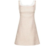 MINIROCK AUS SPITZE UND TWEED