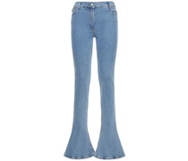 Niedrige Jeans aus Baumwolledenim