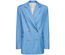 ZWEIREIHIGER BLAZER AUS WOLLE „DONAU“