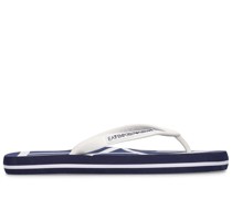 FLIPFLOPS AUS GUMMI MIT LOGO