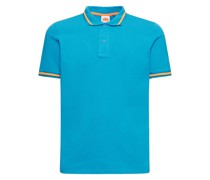 POLOHEMD AUS STRETCH-BAUMWOLLPIQUÉ