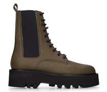 55mm hohe Kampfstiefel aus Leder „Pesaro“