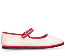 10MM HOHE MARY JANE-LOAFER AUS CHENILLE