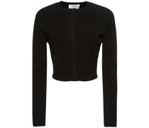 Stretch-Strickjacke „Body“