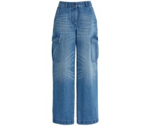Jeans mit mittelhohem Bund „Fireman“