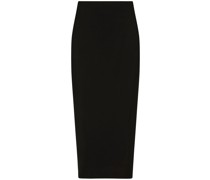 Midi-Bleistiftrock mit niedriger Taille